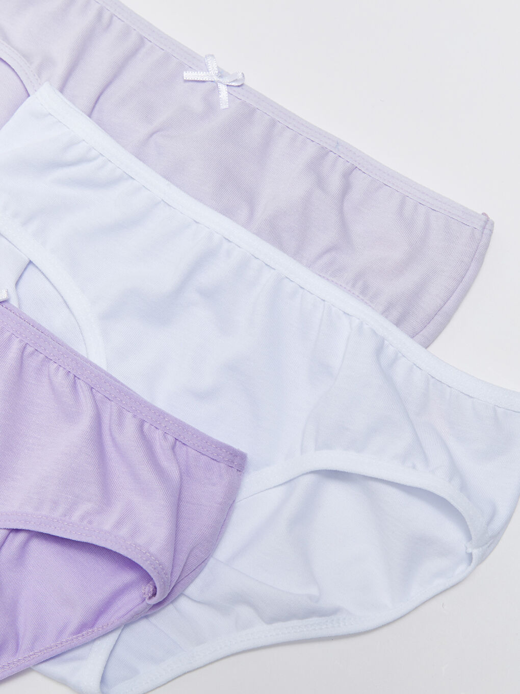 LC Waikiki Basic Cotton Girls' Panties 3 Pcs -S34163Z4-FKW