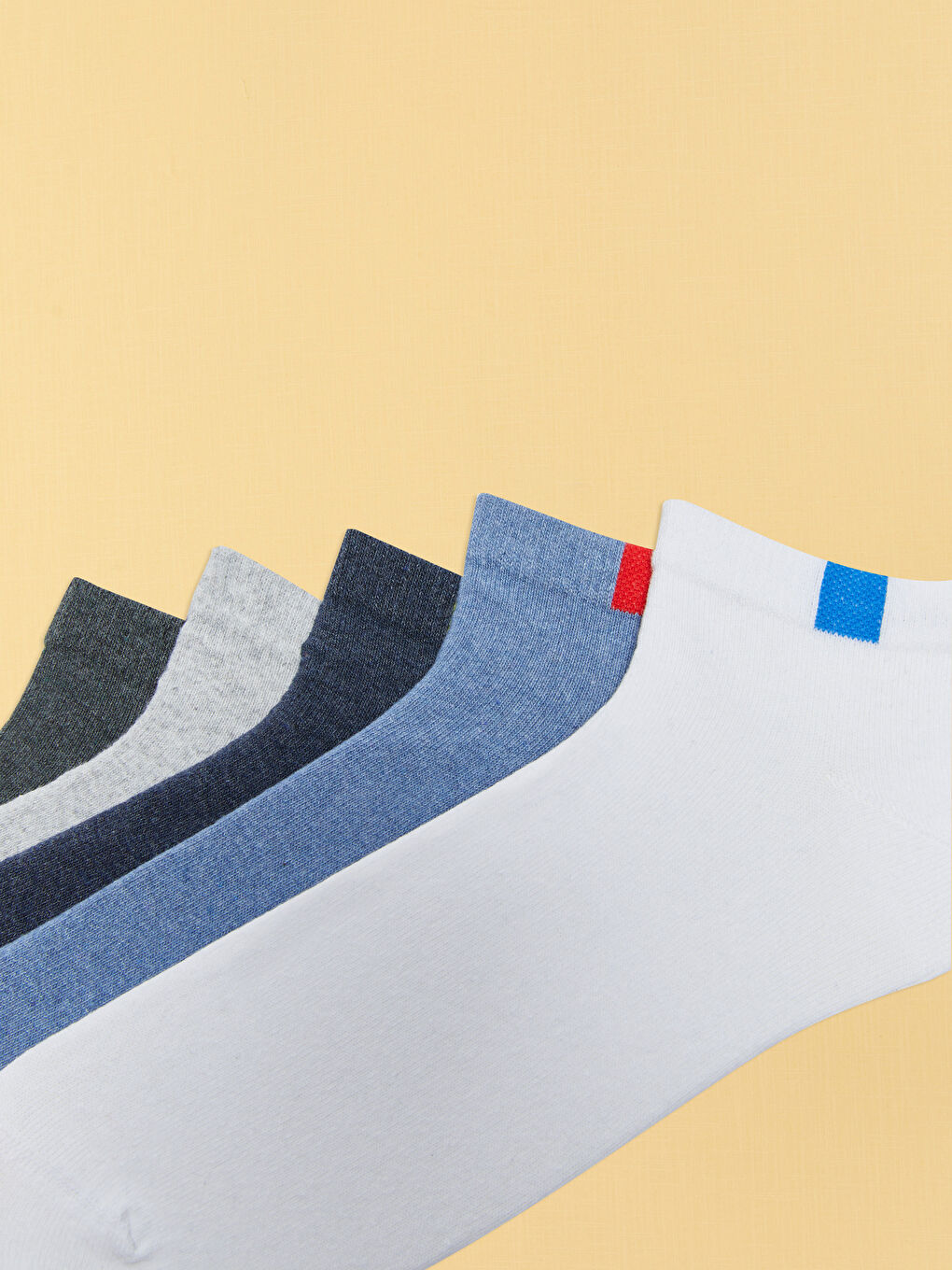 Chaussettes de Baskets pour Hommes Lot de 5 pièces-2