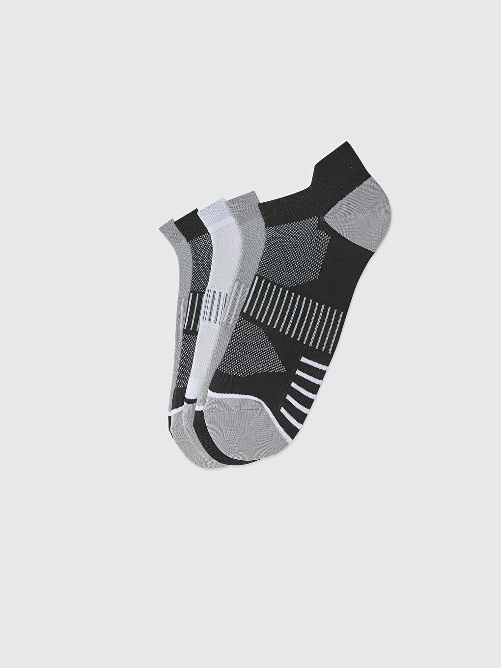 Patterned Men's Trainer Socks 5 Pack-1