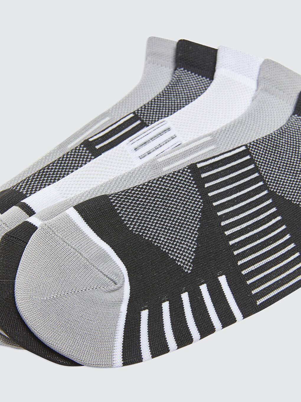 Patterned Men's Trainer Socks 5 Pack-2