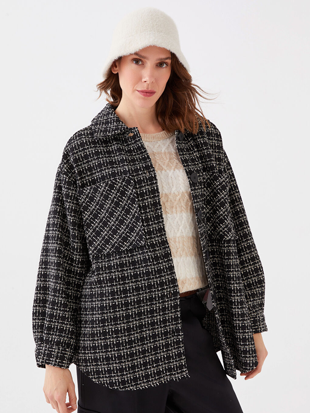 Sサイズ　LADY LIKE PRINT TWEEDS JACKET 激安通販新作 Ameri 熊本市の - JACKET TWEEDS PRINT LIKE LADY