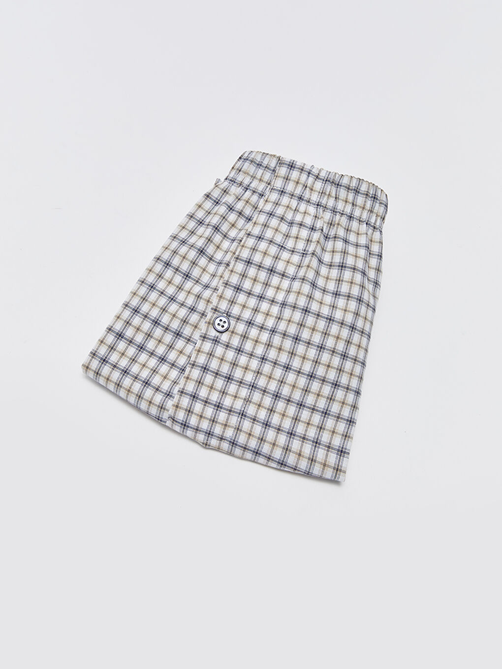 Mavi Standart Kalıp Pamuklu Erkek Boxer-1