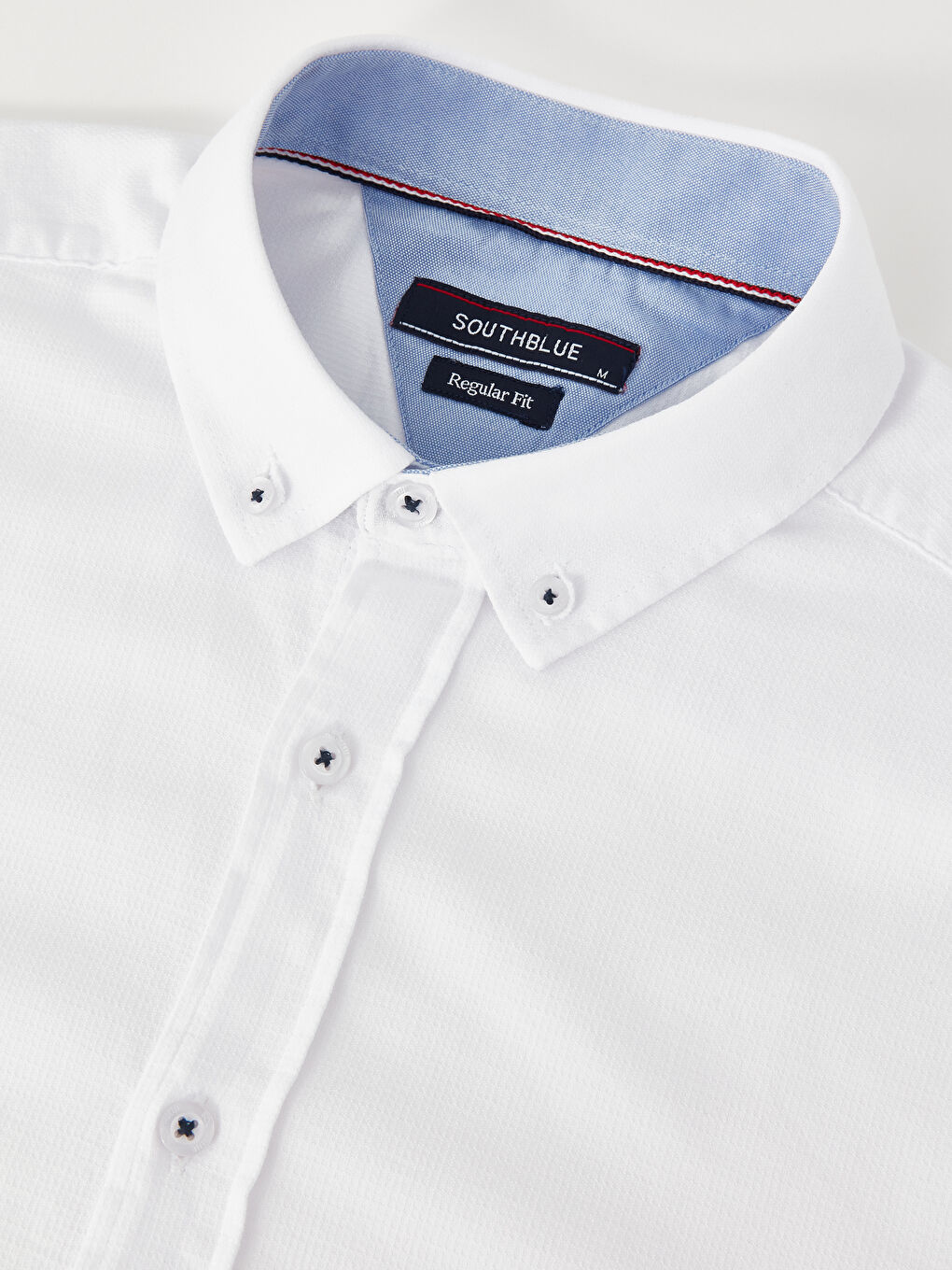 SOUTHBLUE Regular Fit Long Sleeve Dobby Fabric Men's Shirt -S34223Z8-Q6K