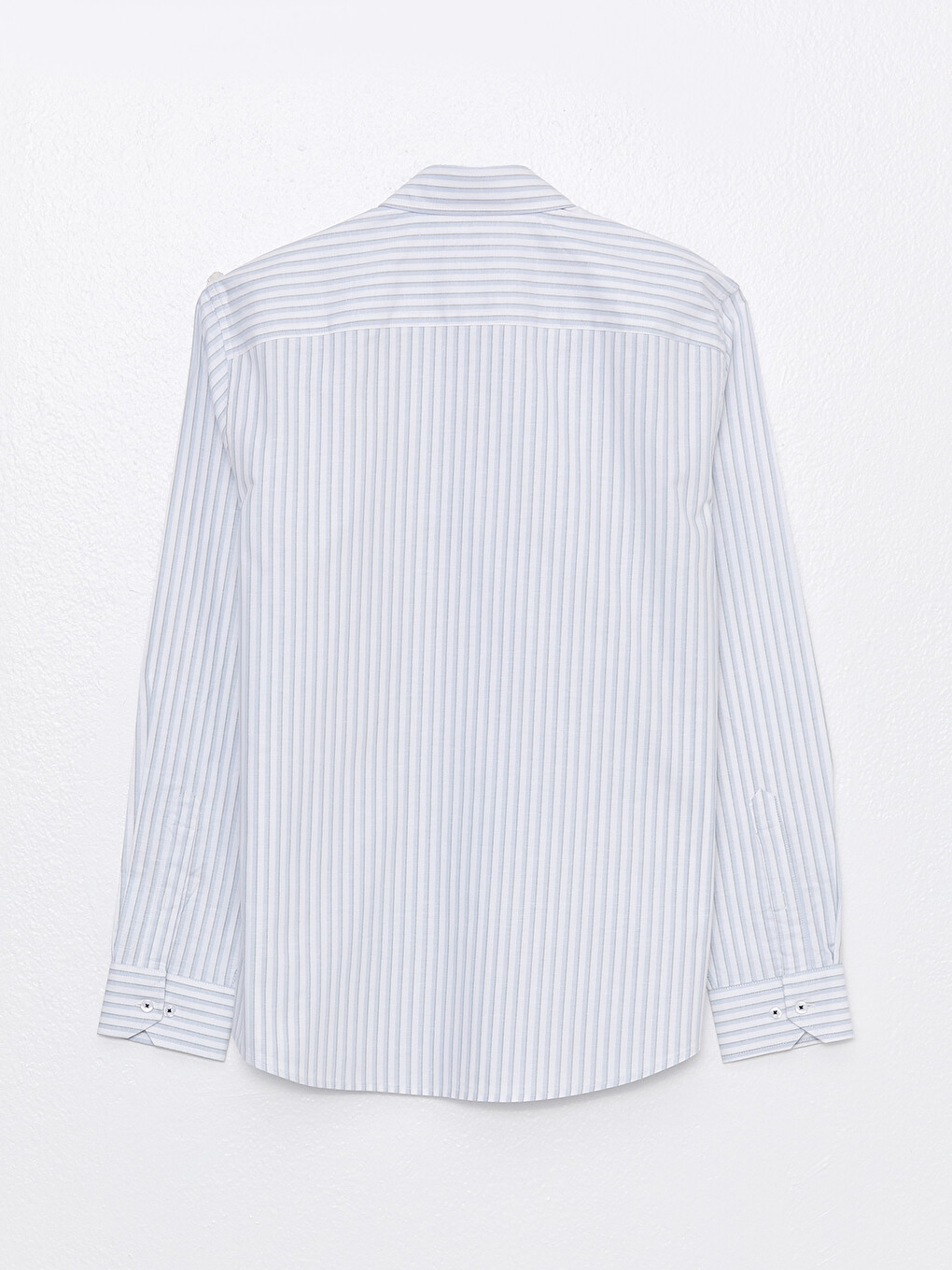 Regular Fit Long Sleeve Striped Men's Shirt-6