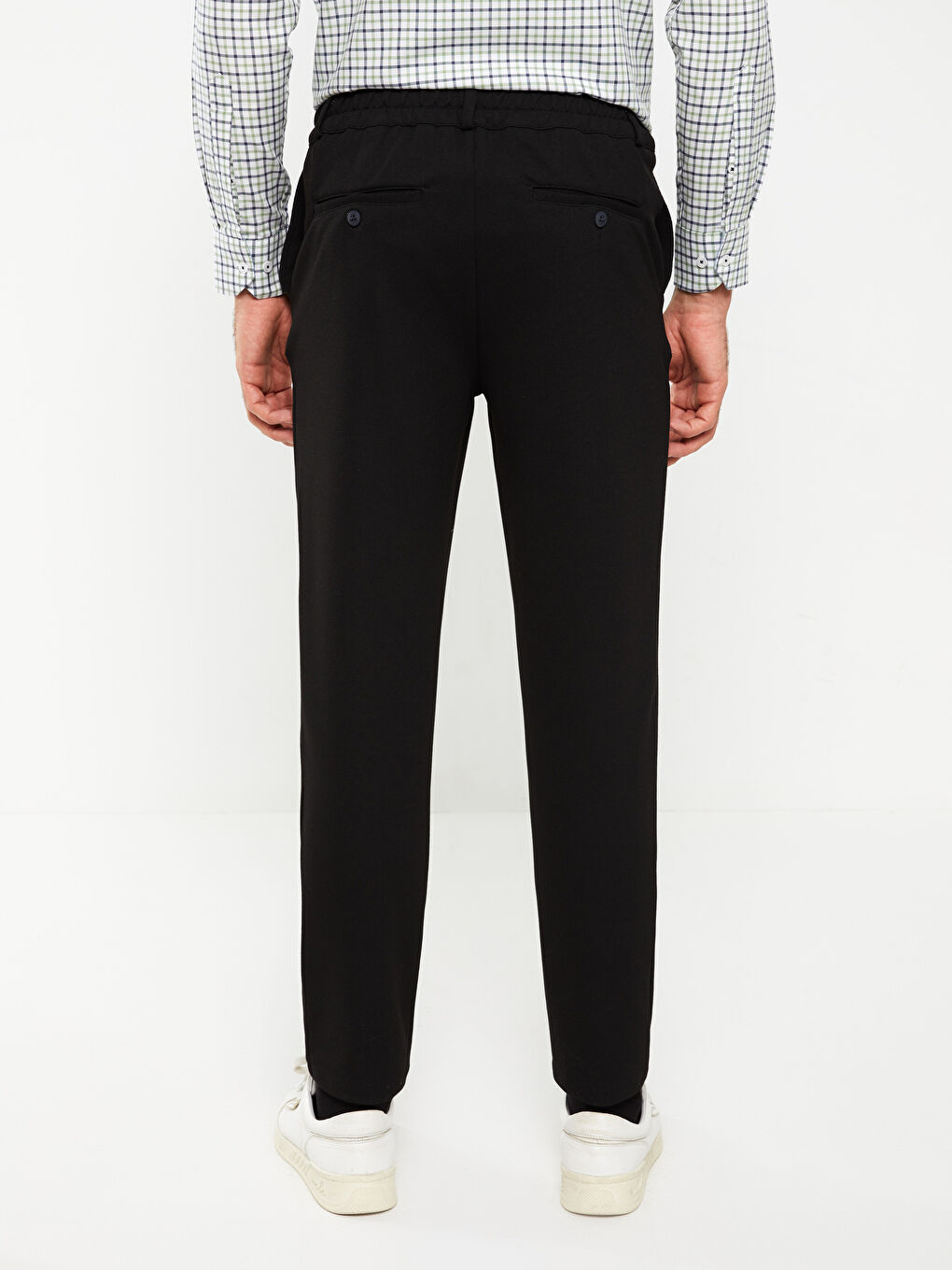 Siyah Slim Fit Pike Erkek Pantolon-4