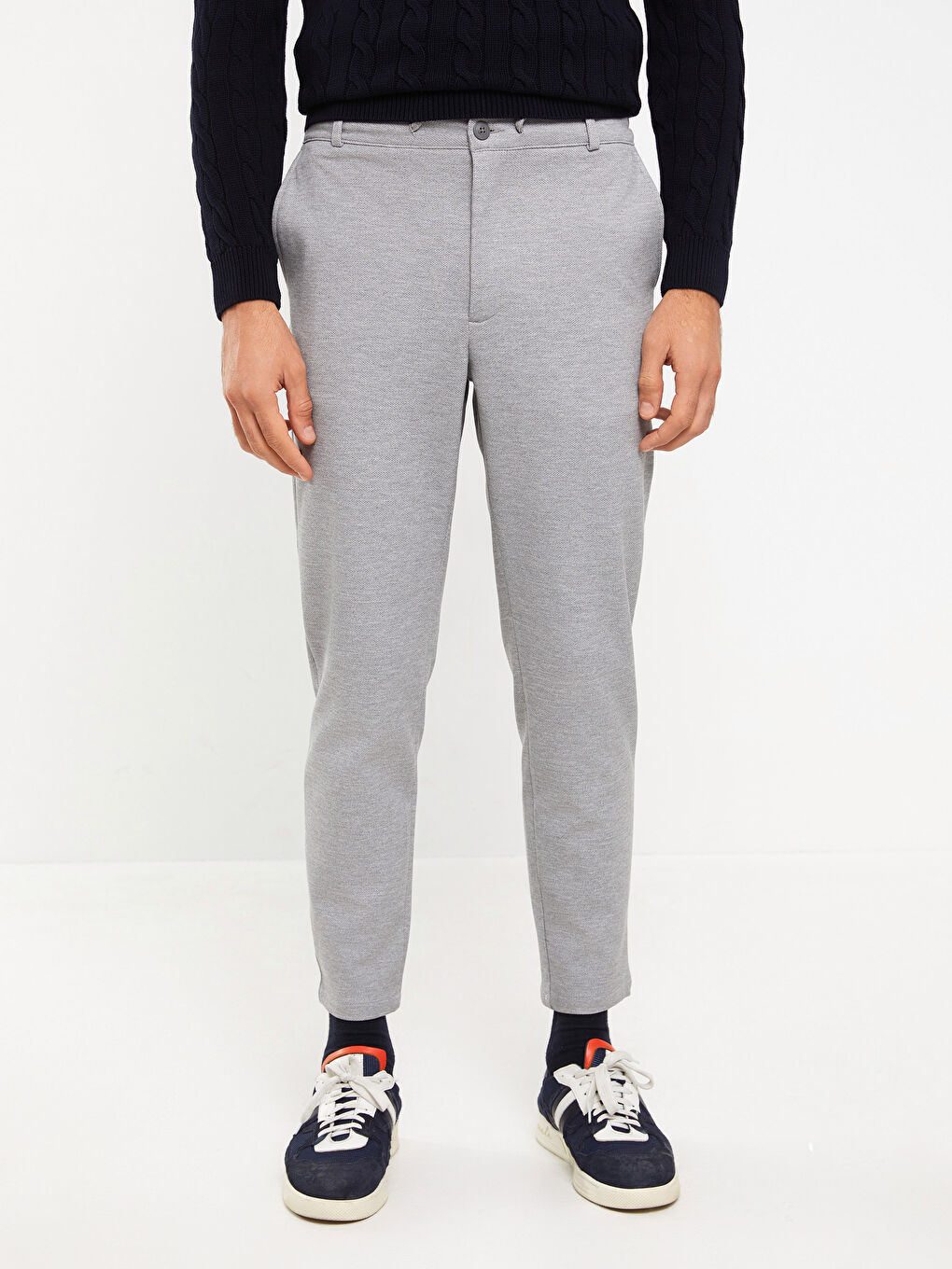 SOUTHBLUE Slim Fit Pique Men's Trousers -S34236Z8-LAL