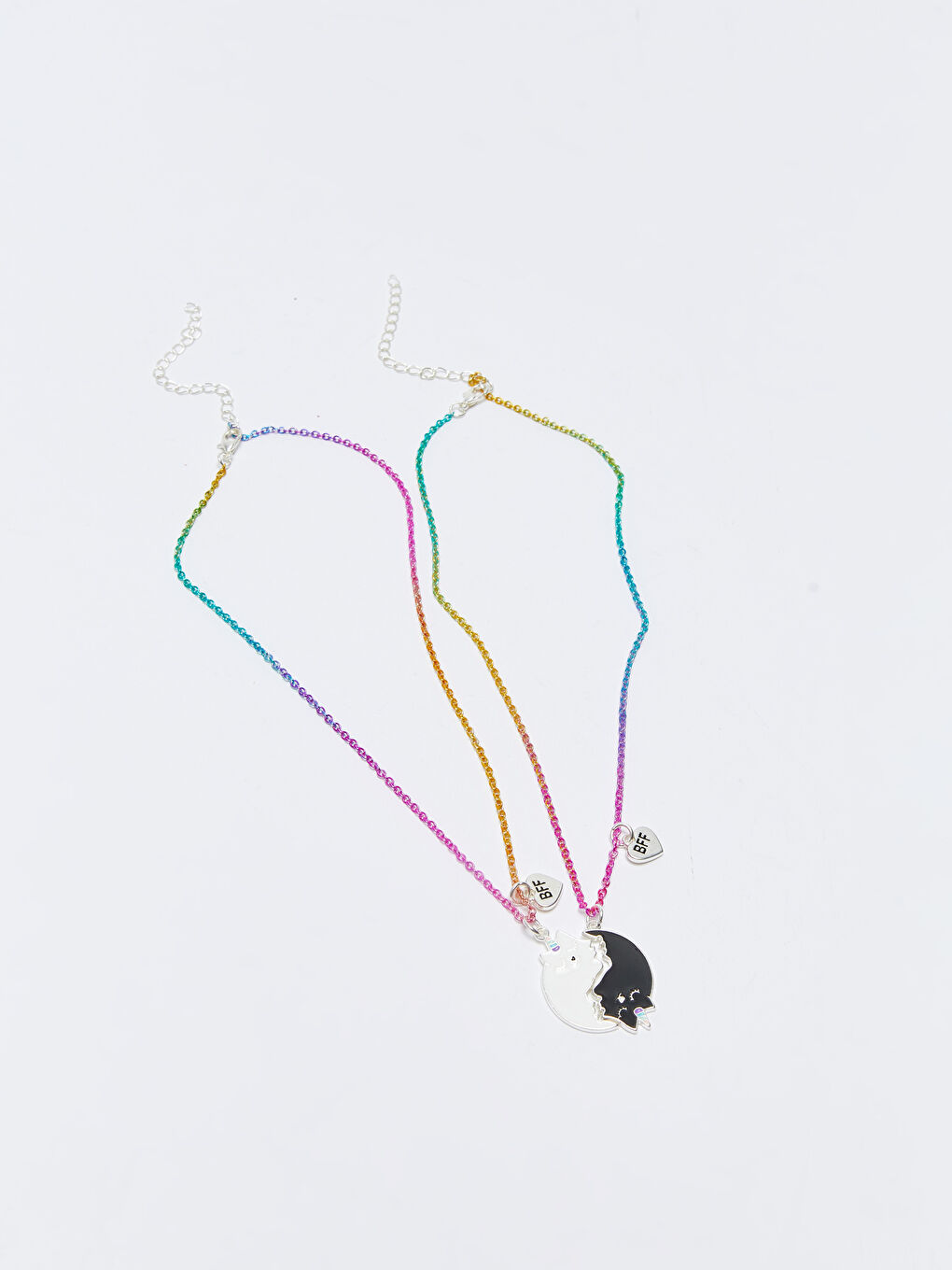 LCW ACCESSORIES BFF Girl Child Chain Necklace 2 Pack