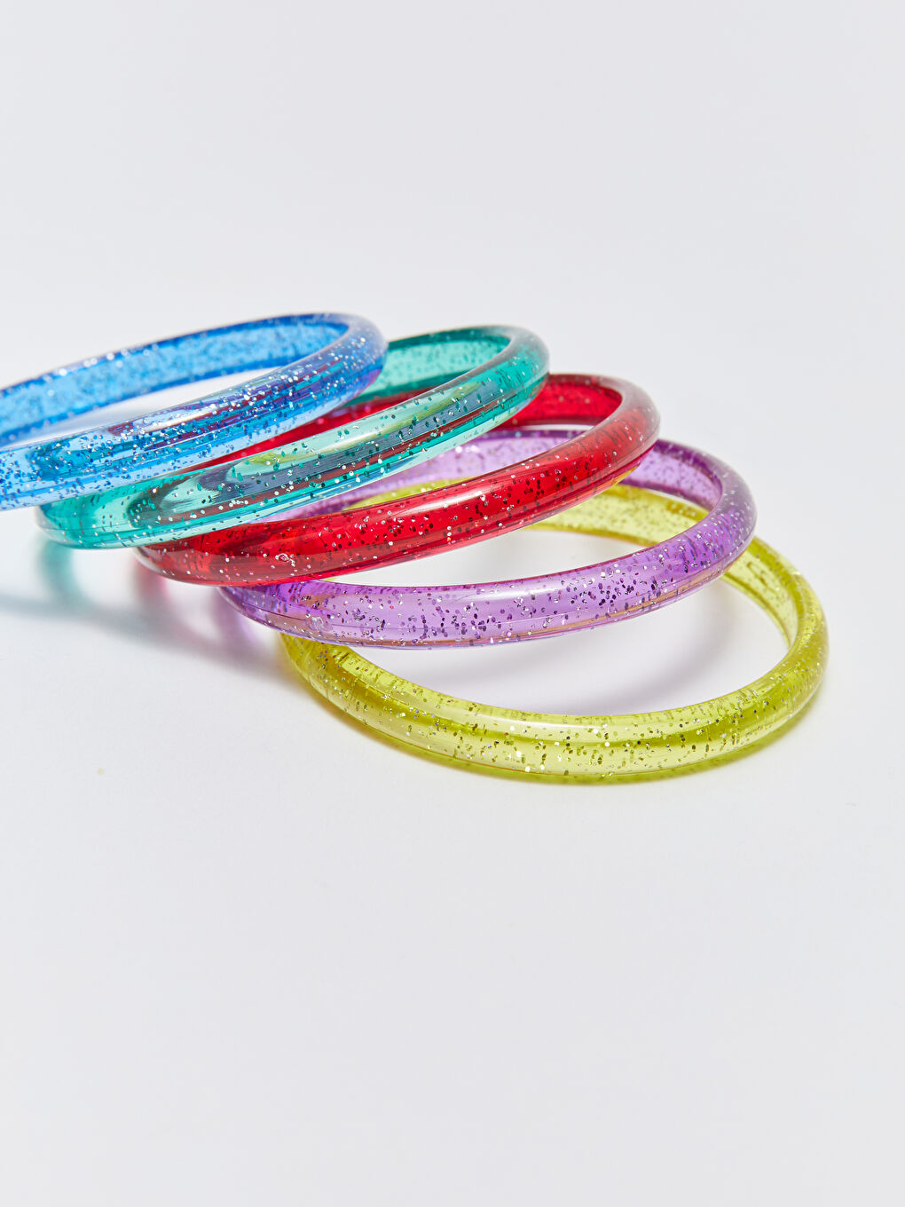 Karışık Kız Çocuk Simli Bilezik 5'li-1