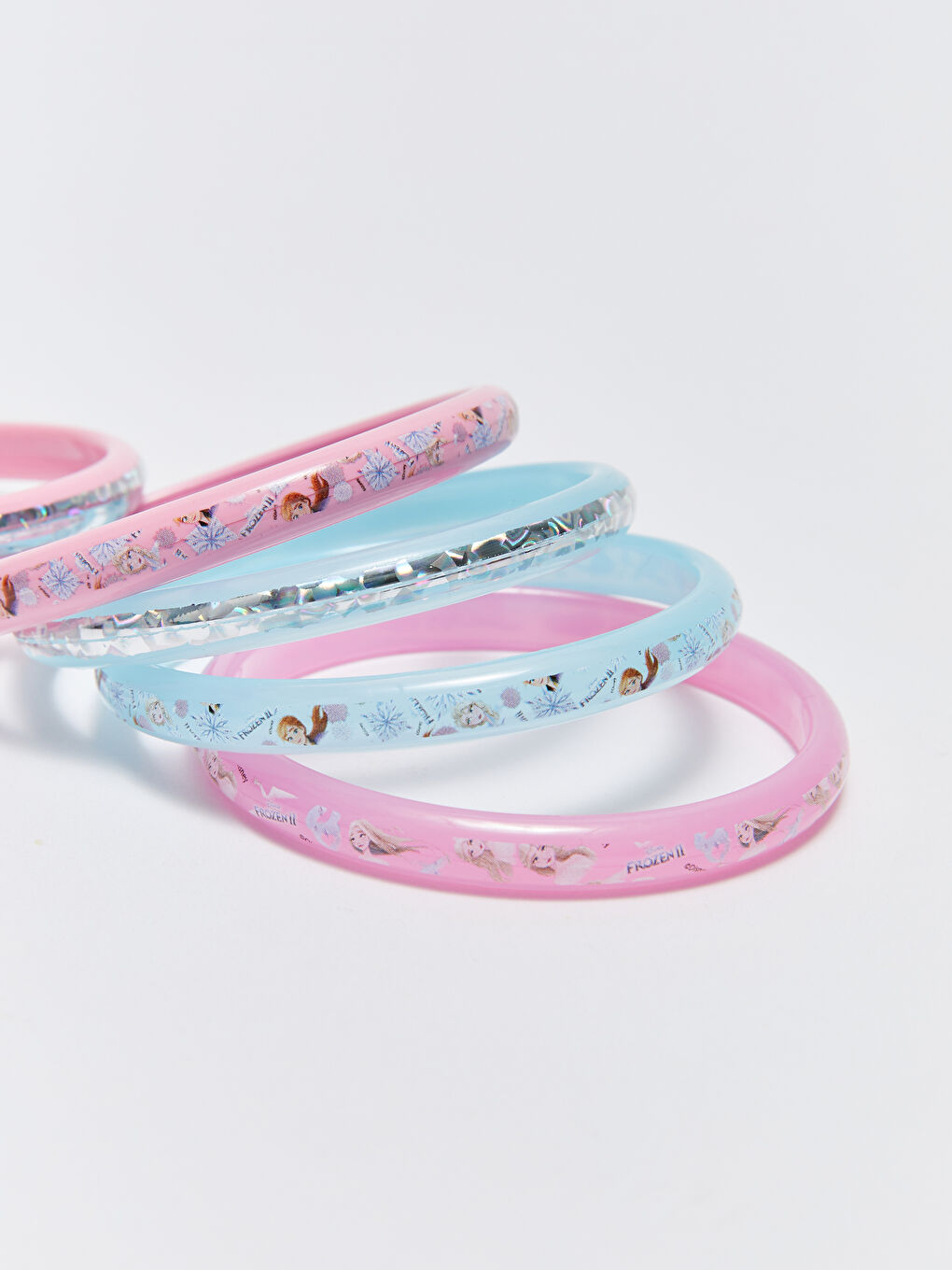 LCW ACCESSORIES Karişik Frozen Baskılı Kız Çocuk Bilezik 5'li - 1