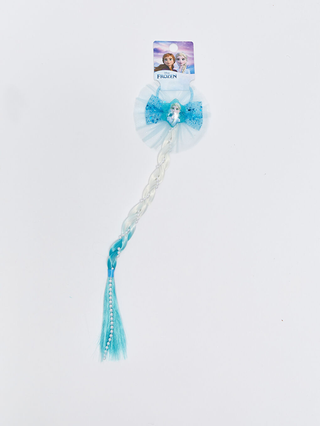 Frozen Printed Braided Hair Detail Girl's Hairpin