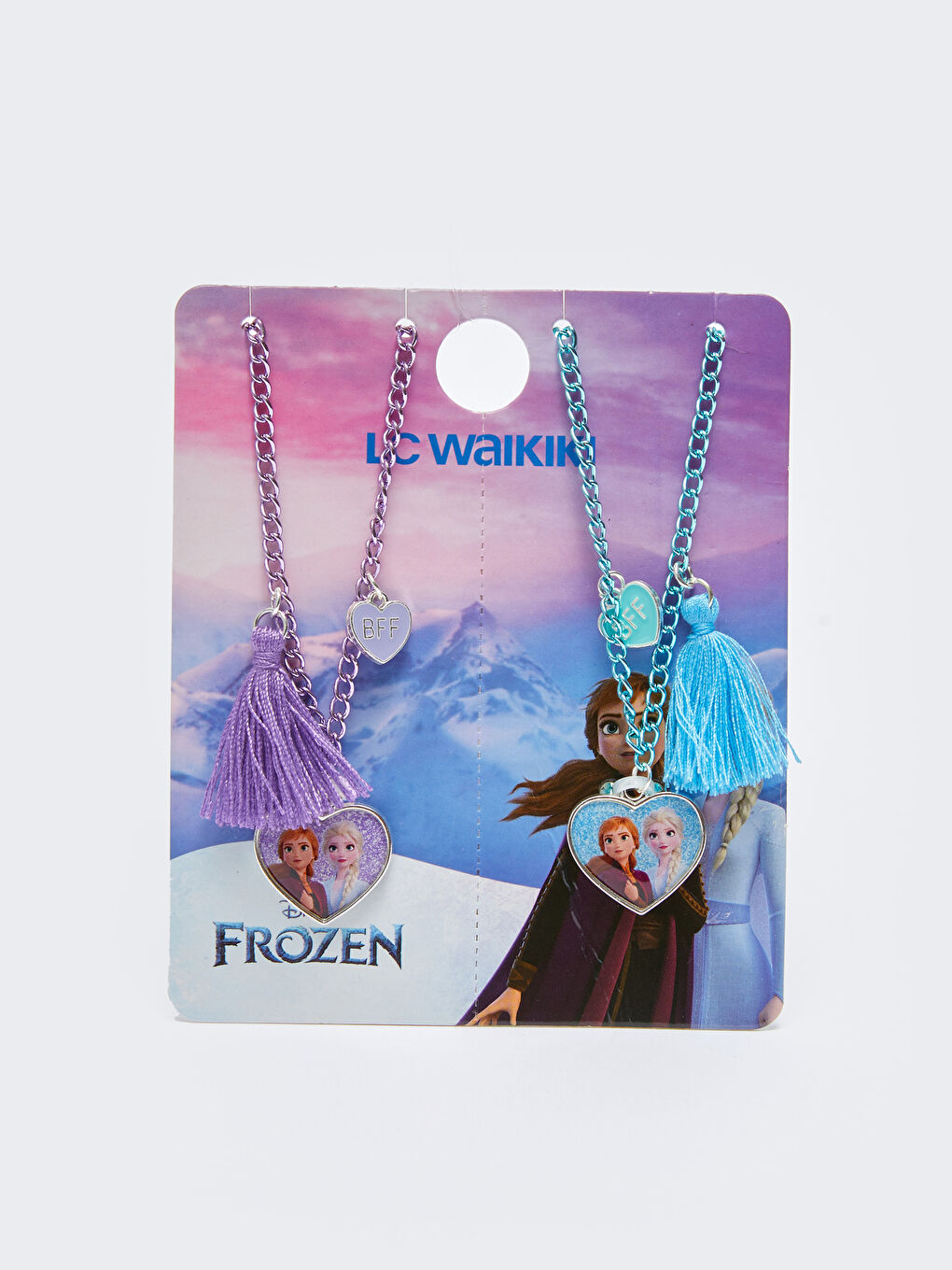 Karışık Frozen Lisanslı Kız Çocuk Best Friend Kolye 2'li