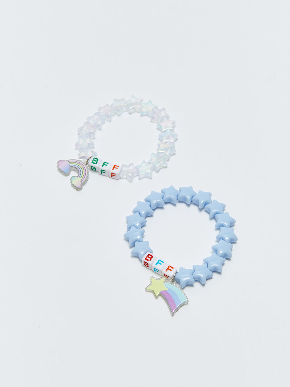 Karışık Boncuklu BFF Kız Çocuk Bileklik 2'li-1