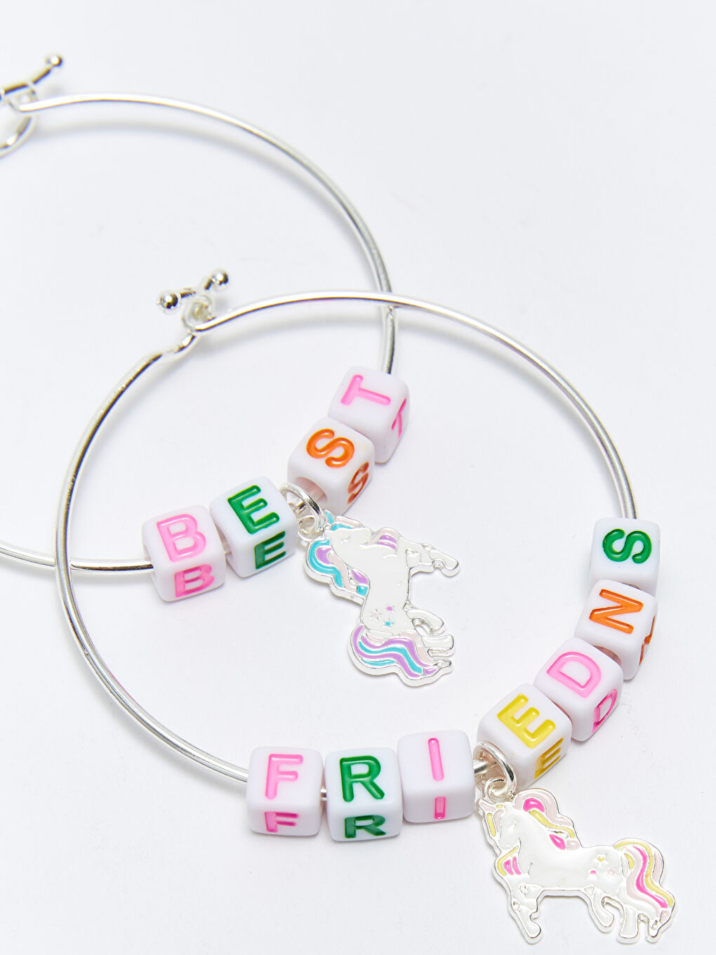 Karışık Boncuklu Kız Çocuk BFF Bileklik 2'li-3