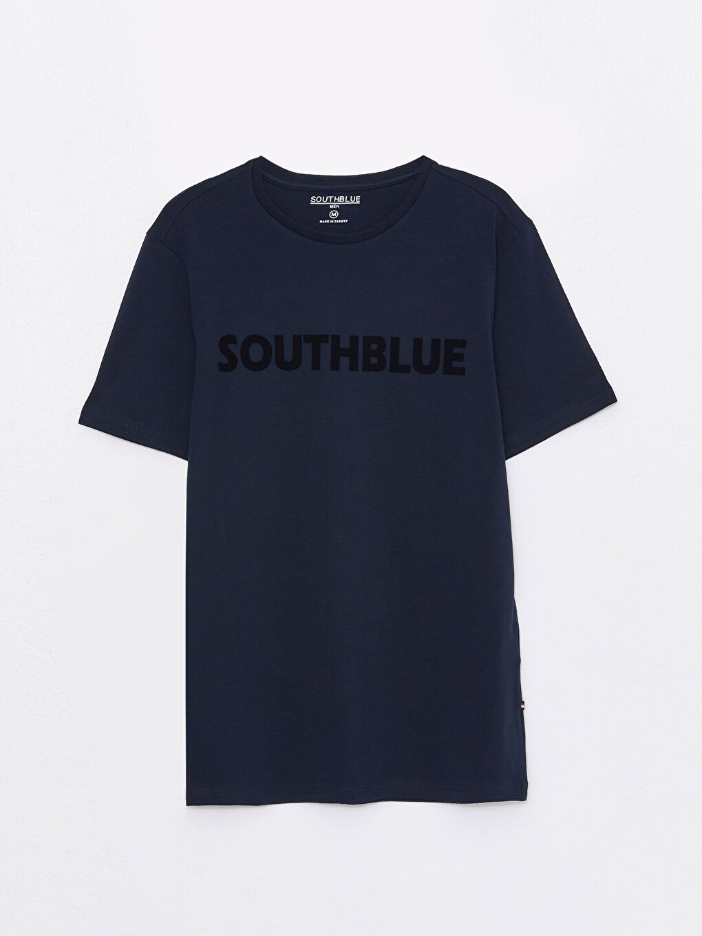 Crew Neck Short Sleeve Printed Combed Cotton Men's T-shirt-5