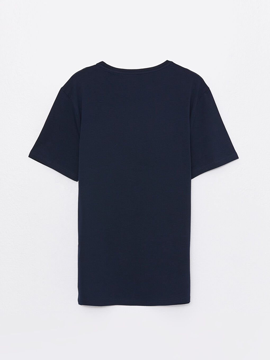 Crew Neck Short Sleeve Printed Combed Cotton Men's T-shirt-6