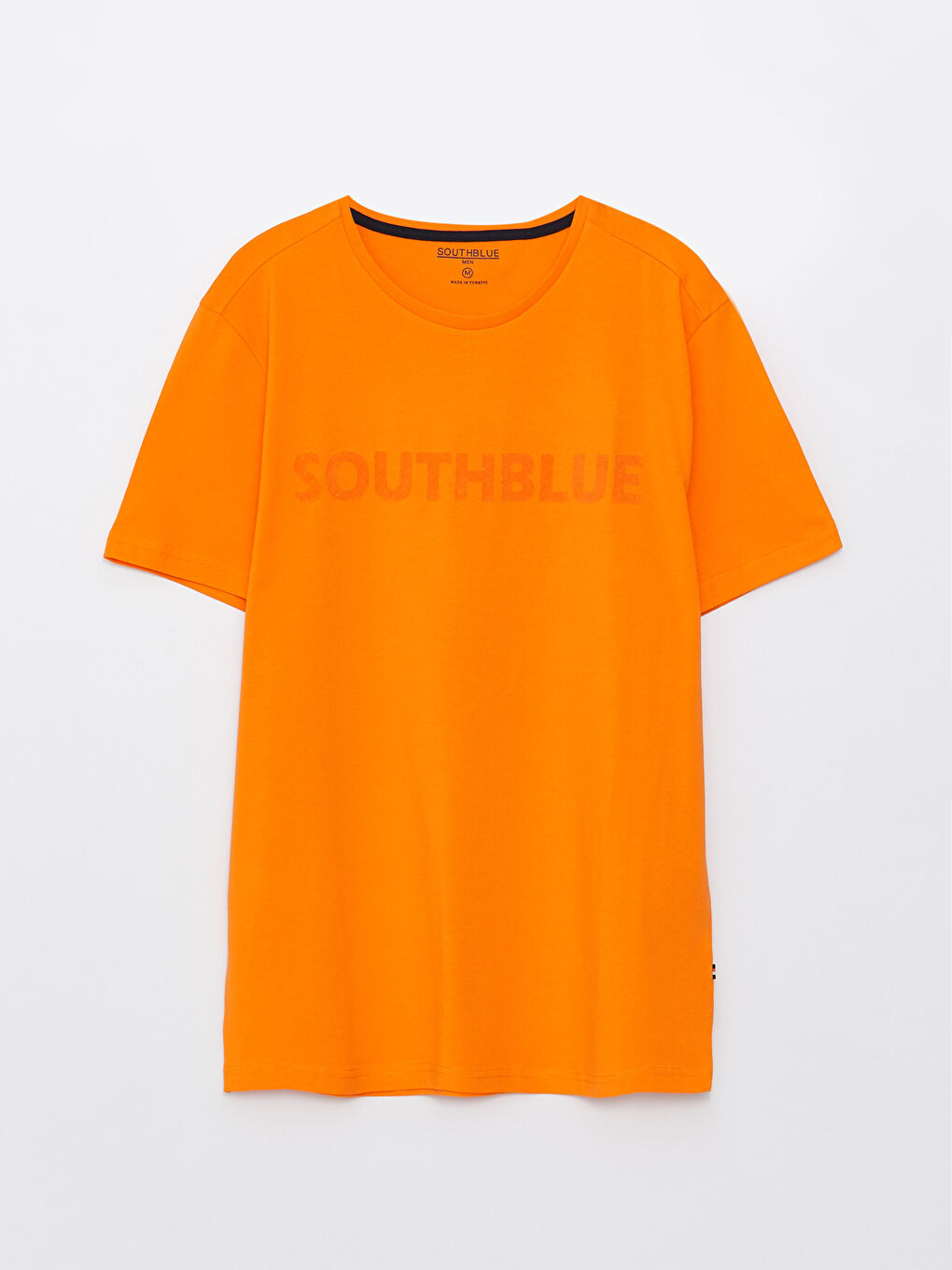 SOUTHBLUE Crew Neck Short Sleeve Printed Combed Cotton Men's T-shirt -S34314Z8-SMJ