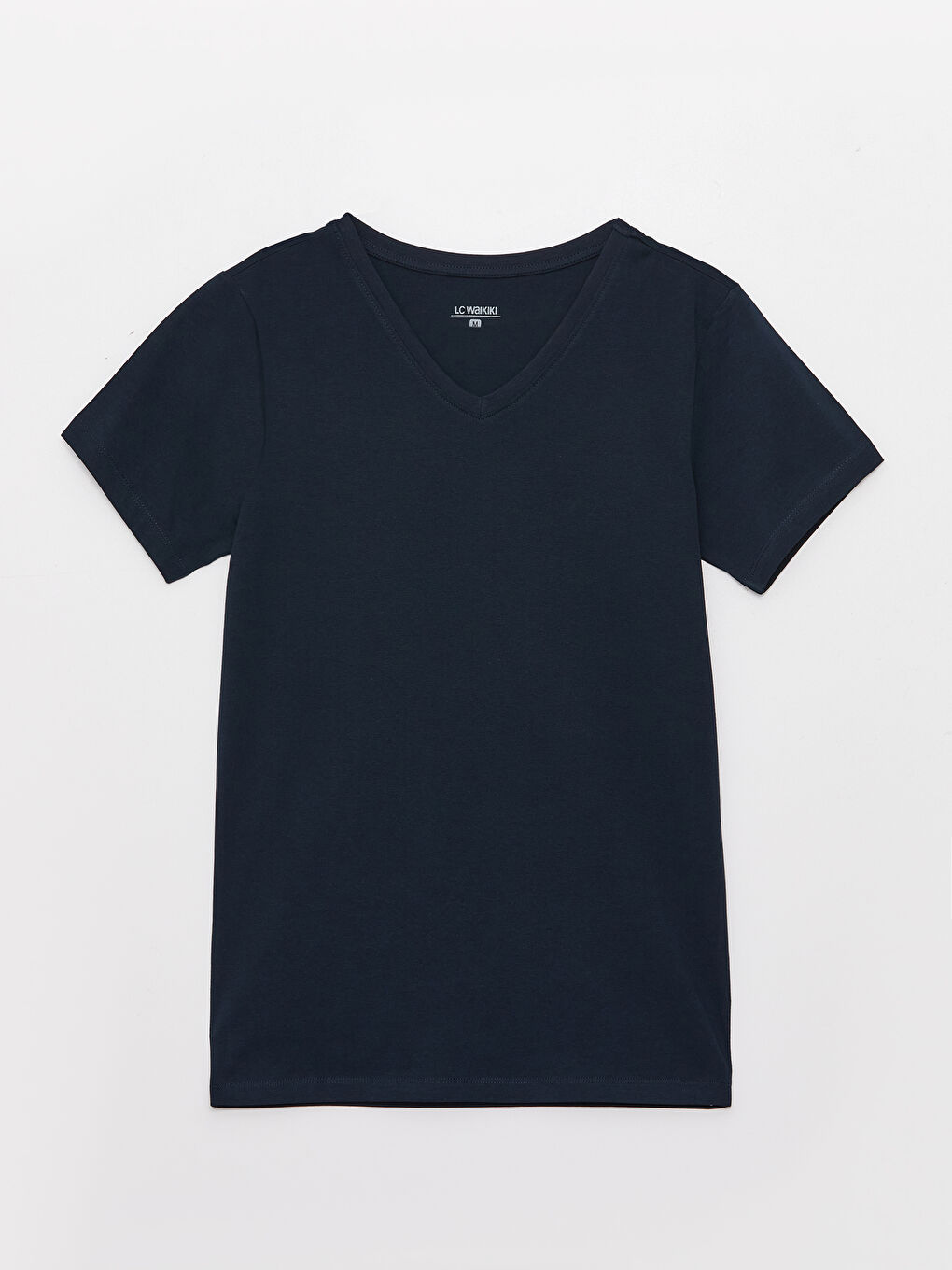 V-Neck Short Sleeve Cotton Men's Undershirt-5