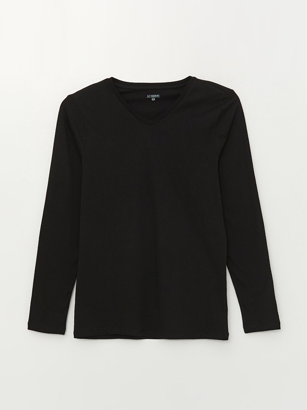 Maiou cu Mânecă Lungă și Decolteu în V pentru Bărbați-5