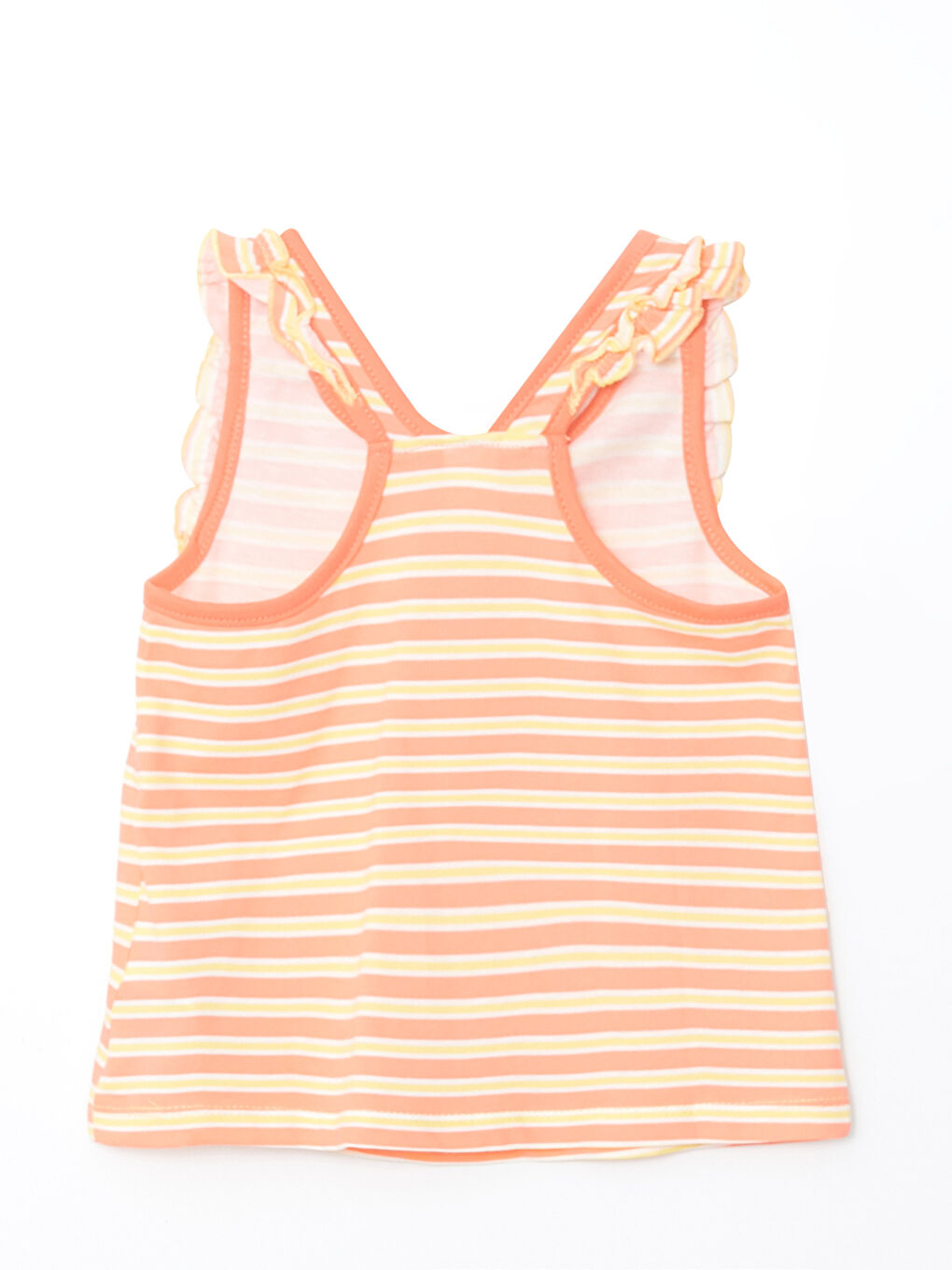LCW ECO Crew Neck Striped Baby Girls' Tank Top -S34331Z1-LFA