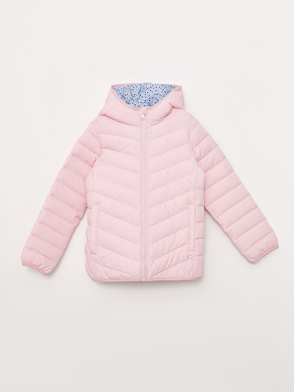 Hooded Basic Girl Puffer