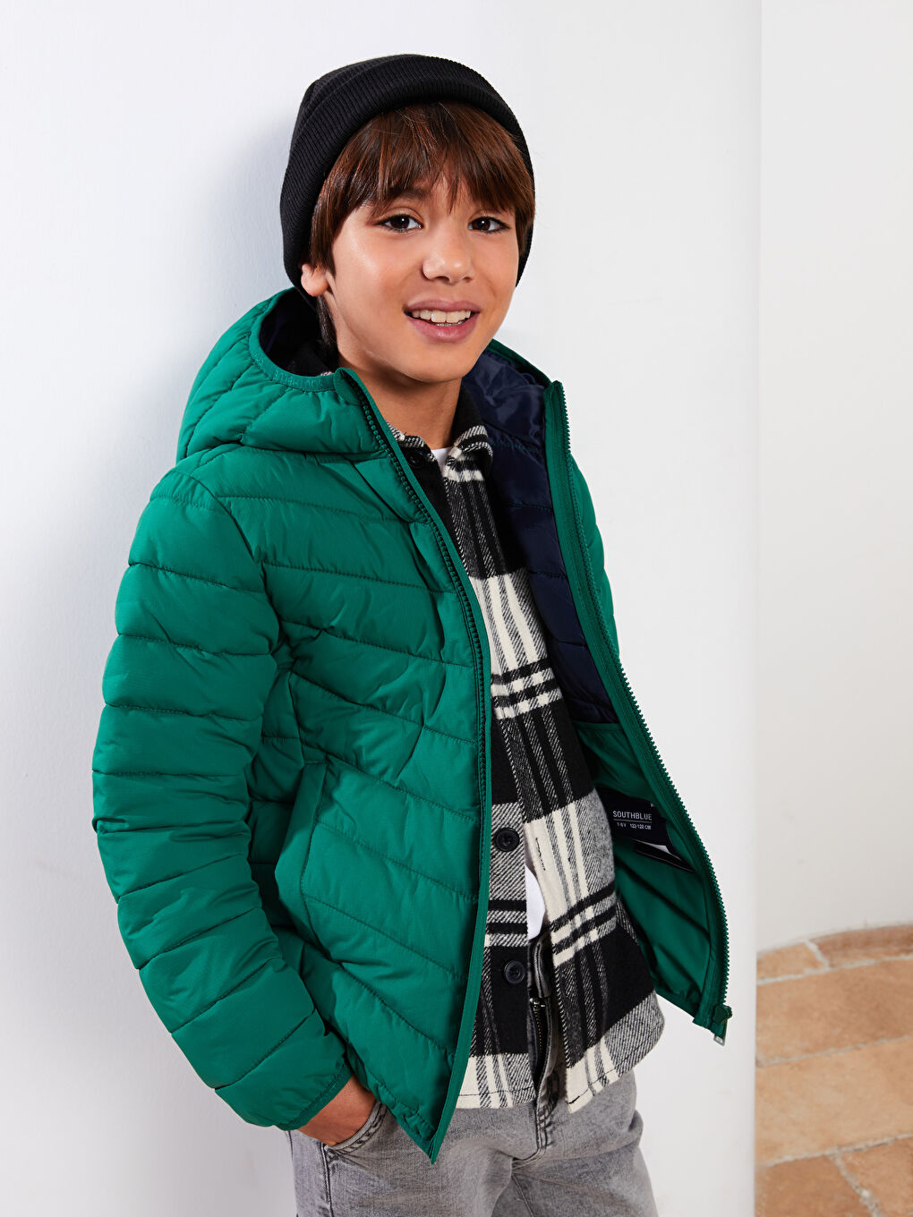 SOUTHBLUE Hooded Basic Boy Puffer -S34345Z4-HQH