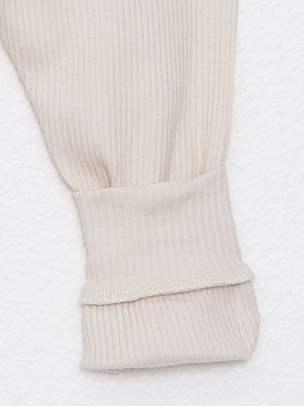 طقم بيجامة للأولاد الرضع بياقة دائرية وكم طويل-3