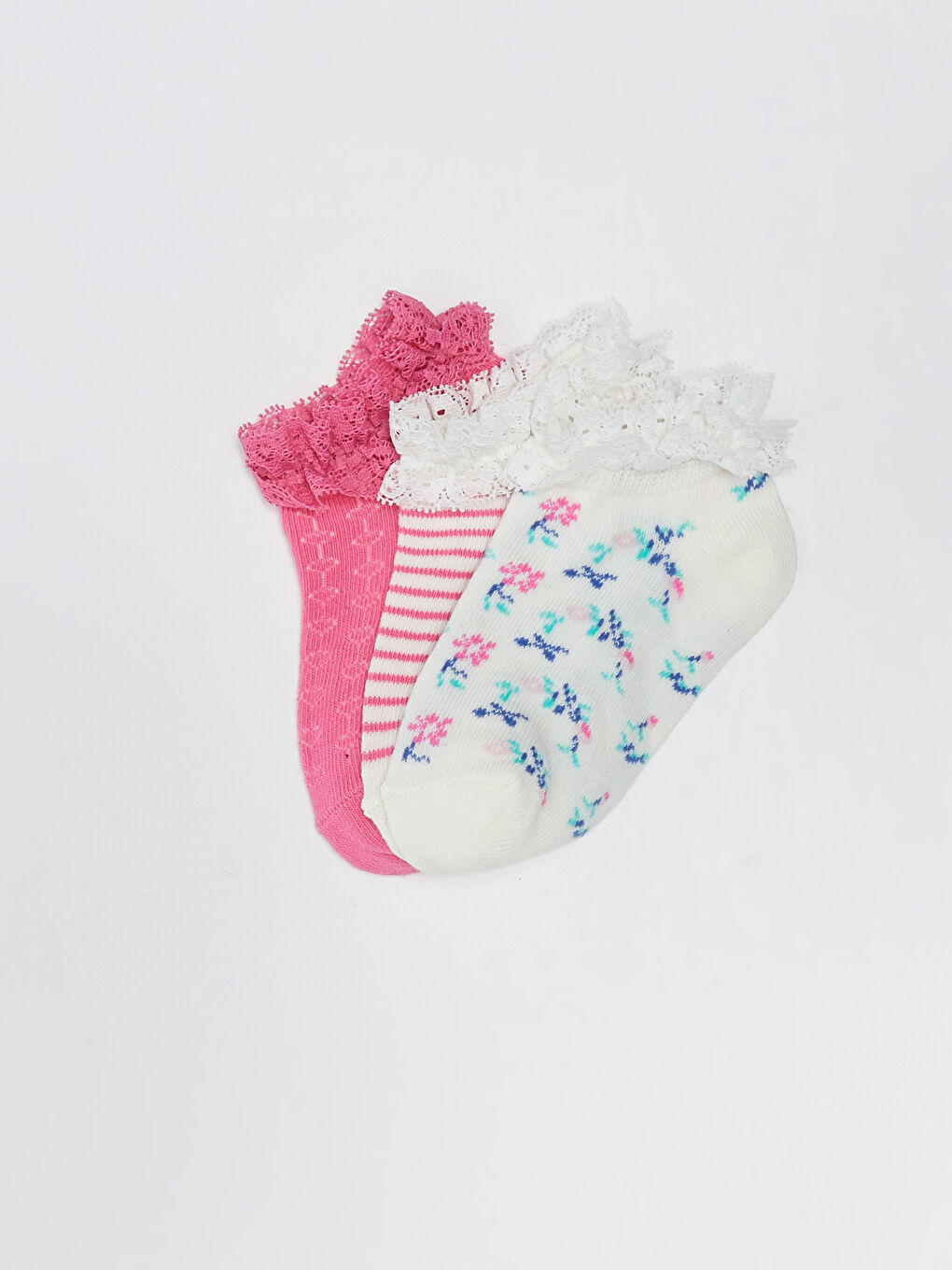 Printed Baby Girls' Ankle Socks 3-Pack-1