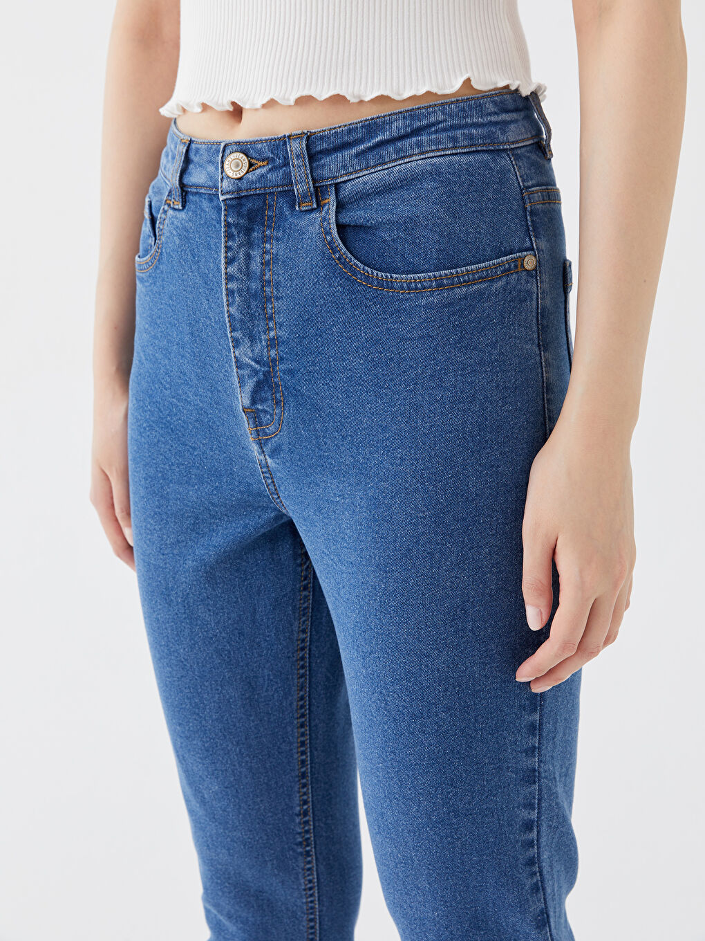 LCW Jeans High Waist Slim Mom Women's Jeans -S34361Z8-507