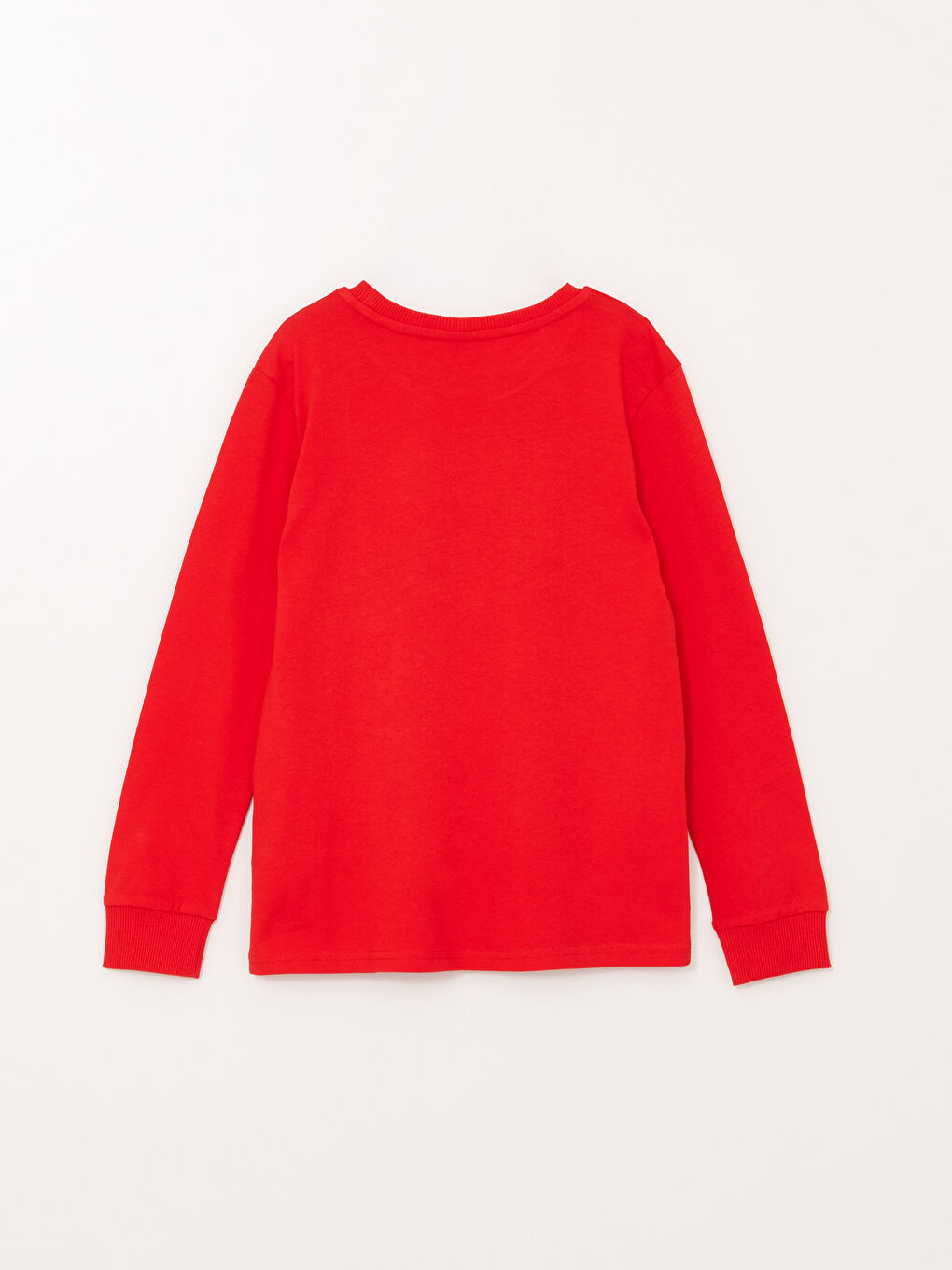 ALEX アレックス CERD11 レッド LCW Kids Crew Neck Printed Long Sleeve Boys' T-Shirt