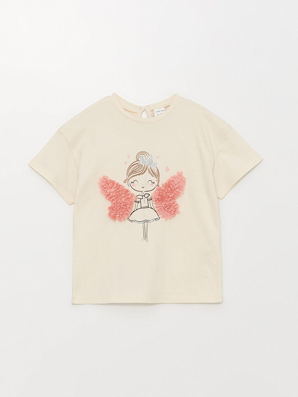 T-shirt pour Bébé Filles à Manches Courtes et Col Rond Imprimé