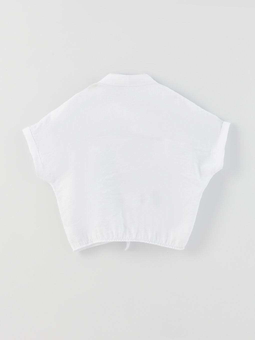 Chemise Basique à Manches Courtes pour Filles-4