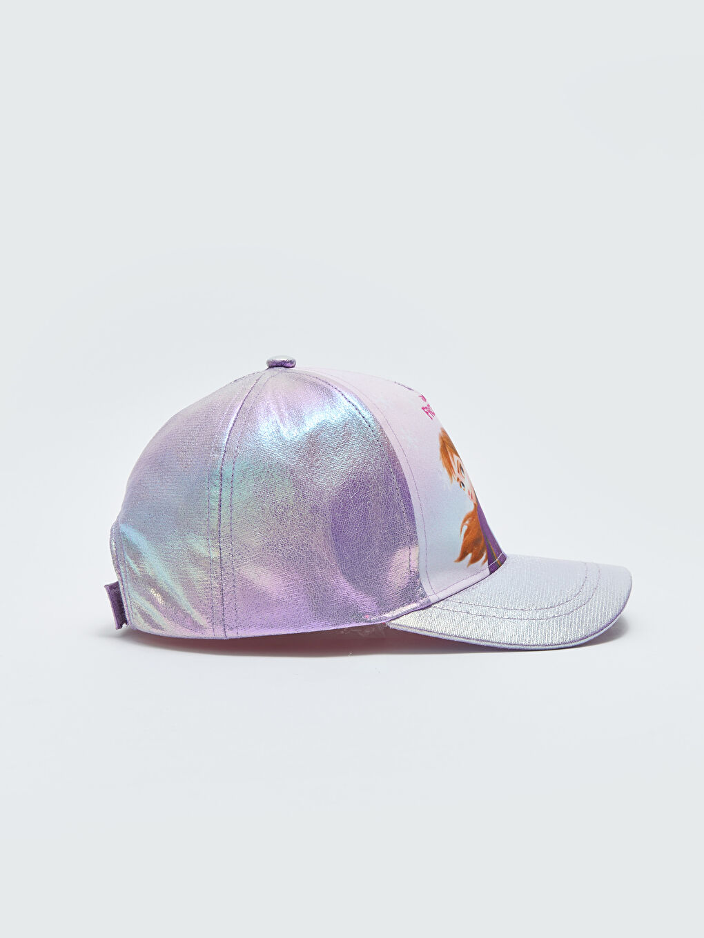 Gri Frozen Baskılı Kız Çocuk Kep Şapka-2