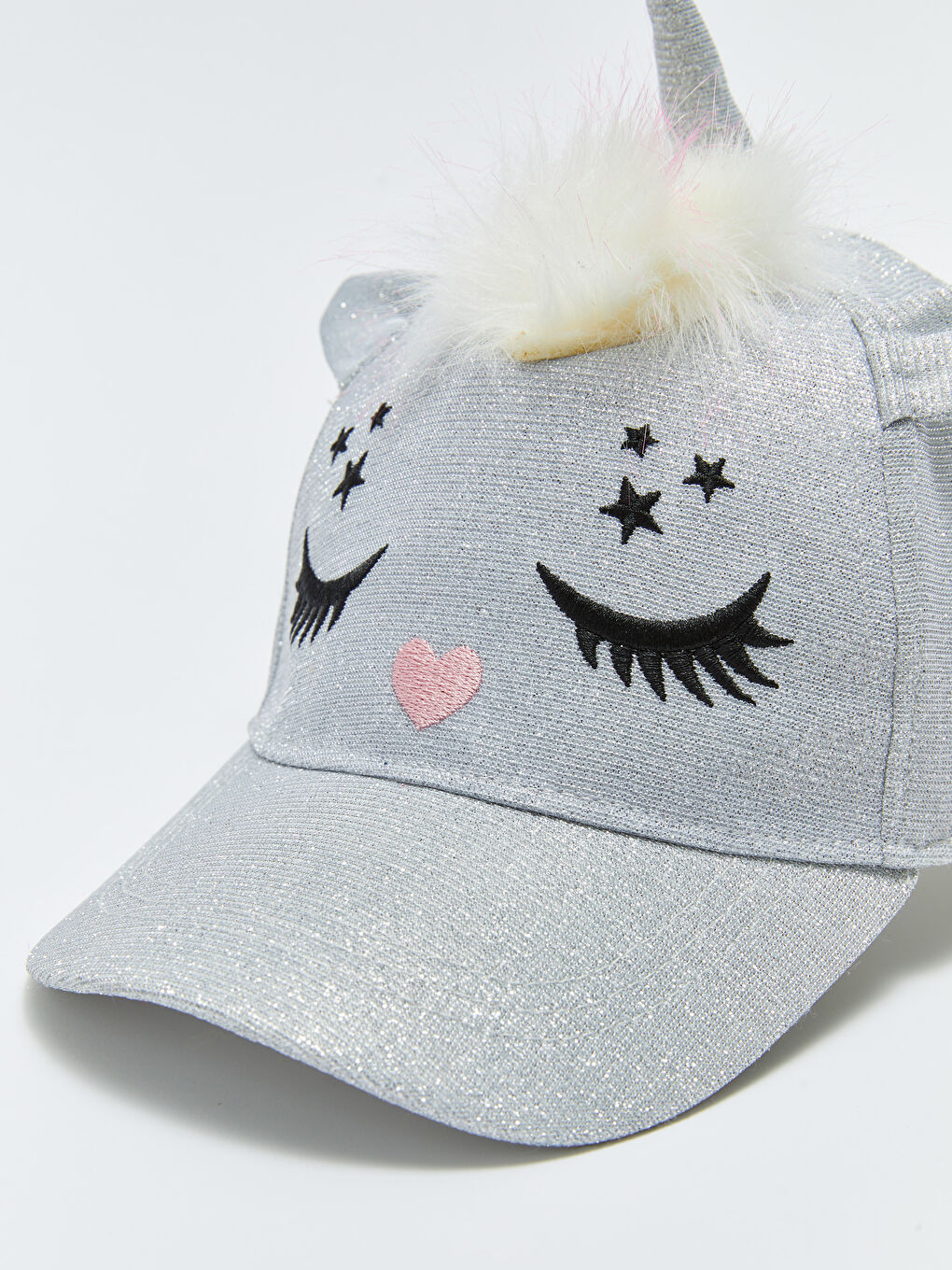 Casquette de Baseball avec Détails en Applique 3D pour Filles-1