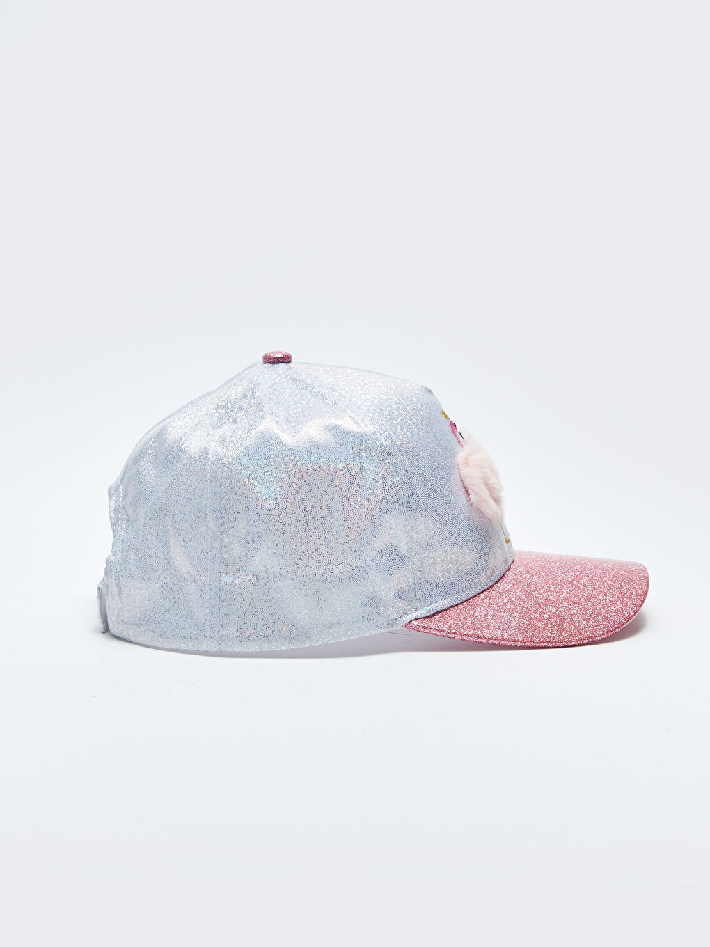 Gri Nakışlı Kız Çocuk Kep Şapka-2