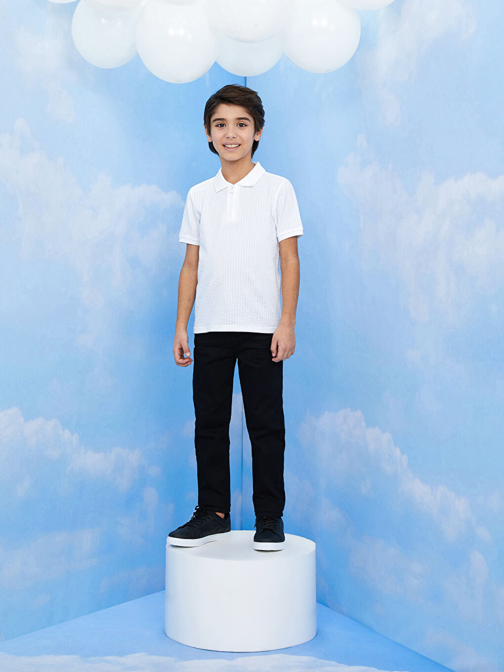 Boys' Trousers with Adjustable Elastic Waist