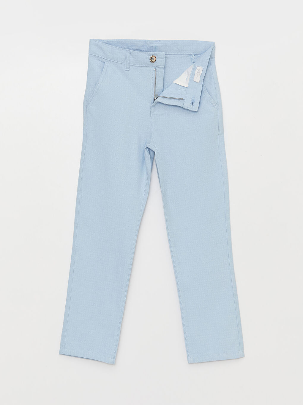 Mavi Beli Ayarlanabilir Lastikli Erkek Çocuk Pantolon-2