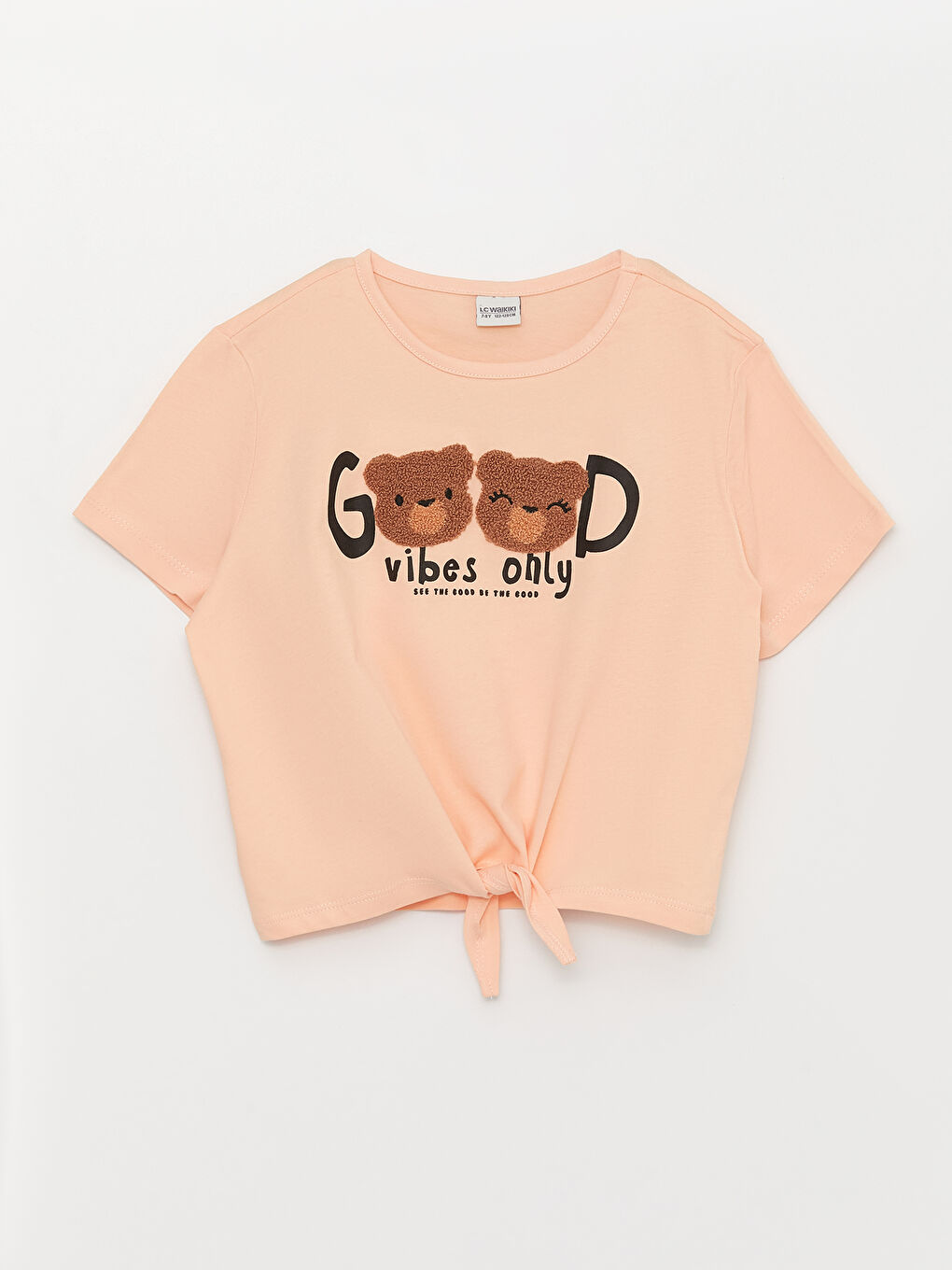 LCW Kids Lot de 3 Ensembles T-shirt à Col Rond Imprimé et Leggings pour Fille -S34574Z4-G8X