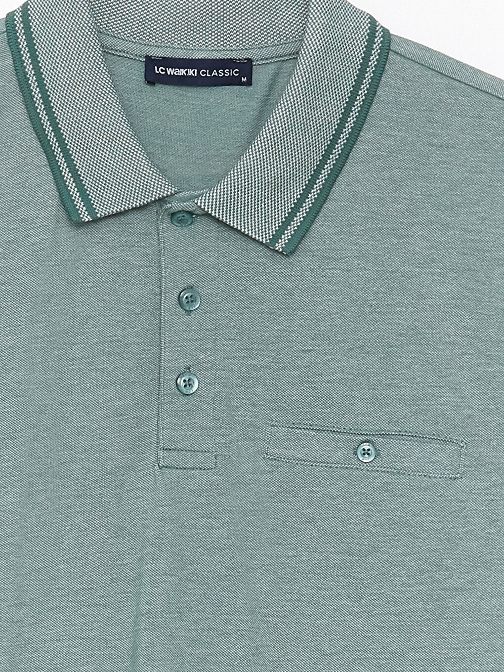 Polo Neck Short Sleeve Men's T-Shirt-6