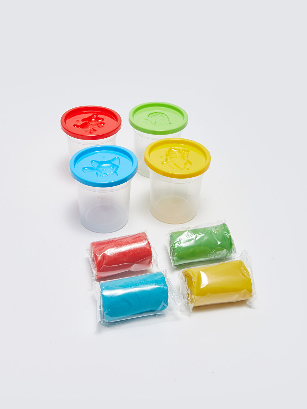 4 Renkli Oyun Hamuru Seti-1