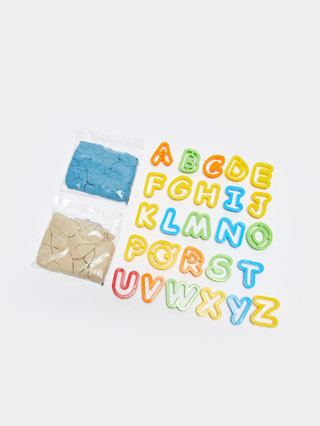 Harf Temalı Kinetik Oyun Kum Seti-1