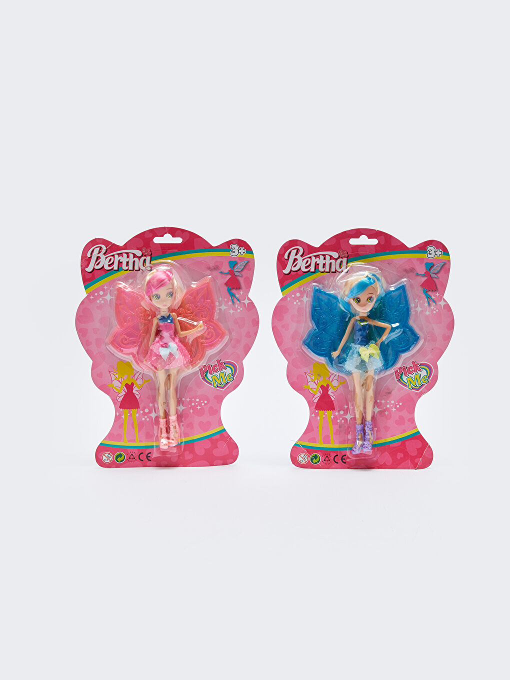 Kız Çocuk Kanatlı Oyuncak Bebek