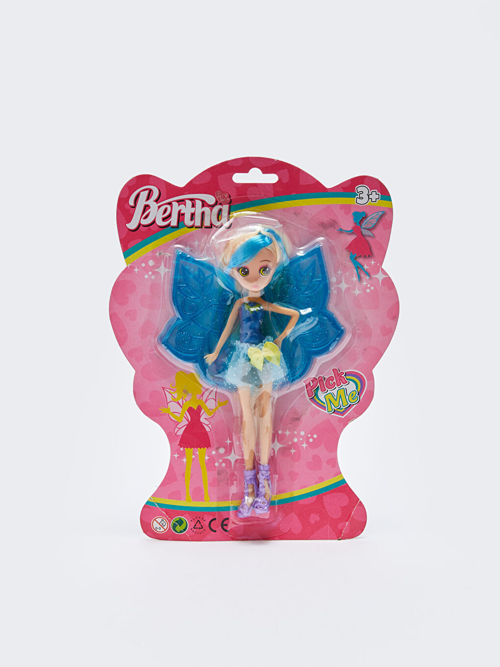 Kız Çocuk Kanatlı Oyuncak Bebek-1