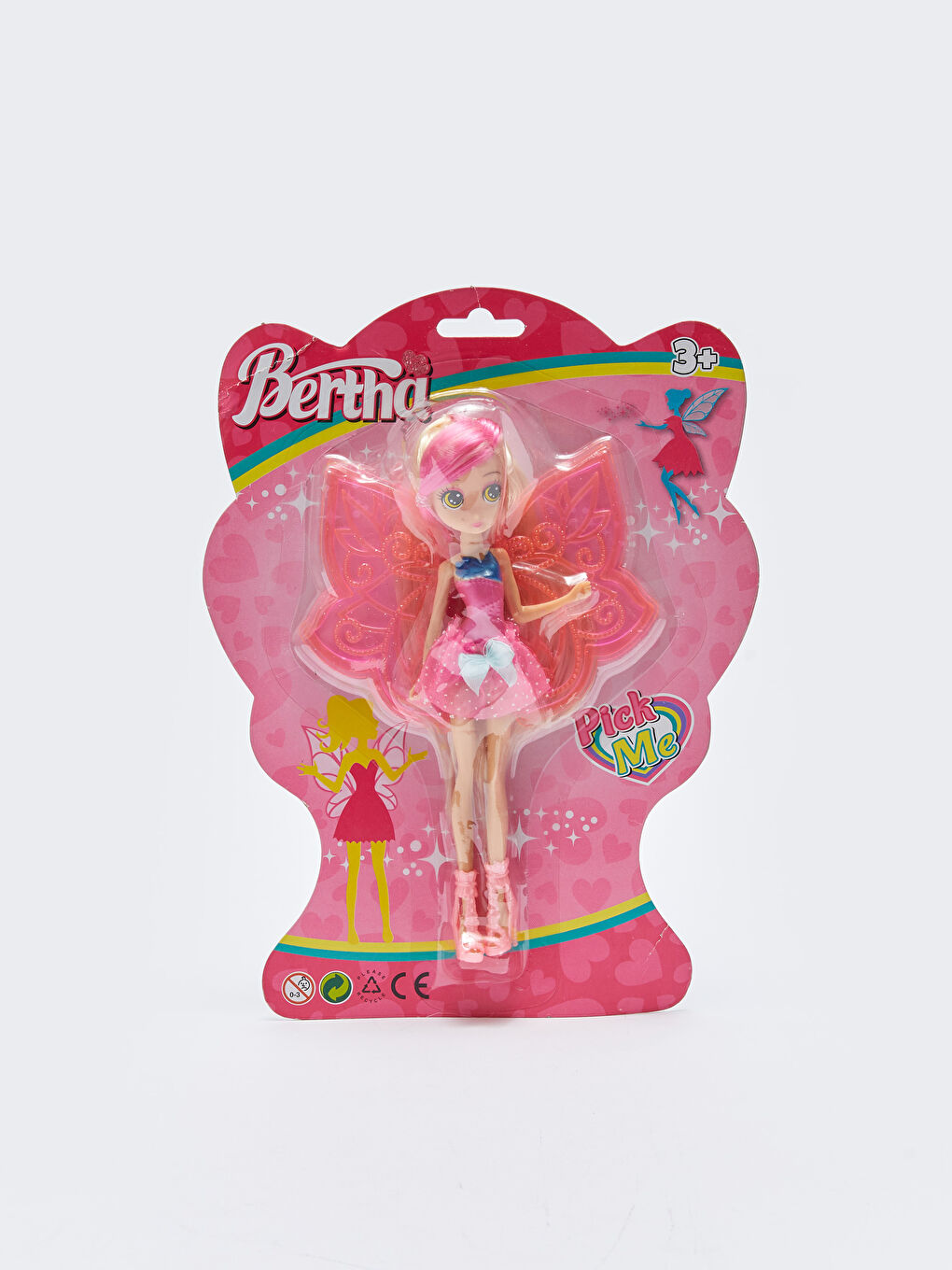 Kız Çocuk Kanatlı Oyuncak Bebek-2