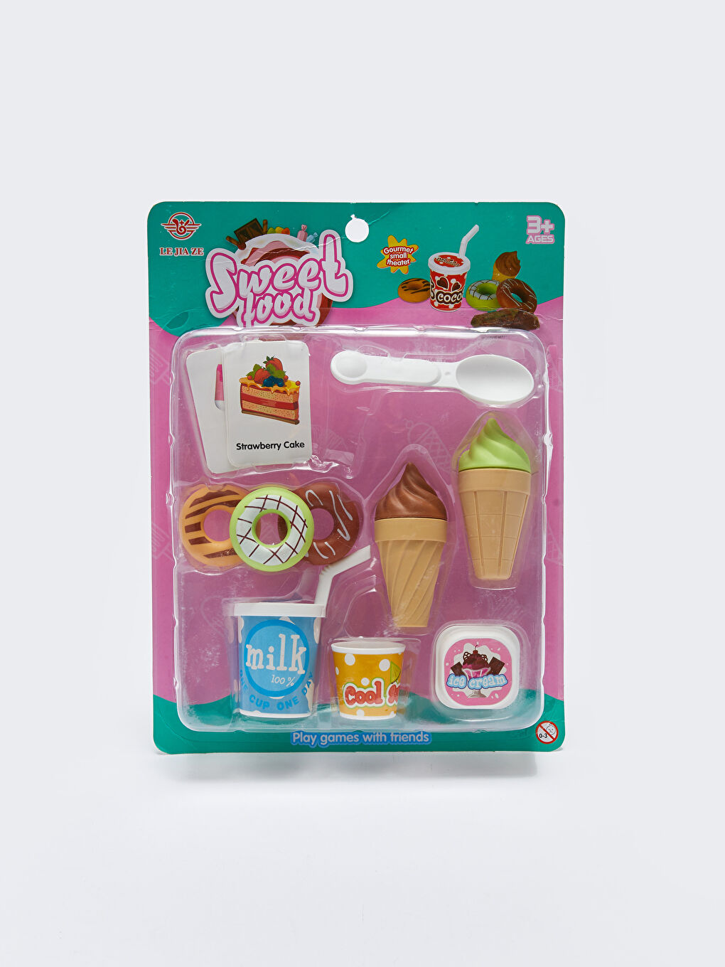 Kız Çocuk Oyuncak Dondurma Seti