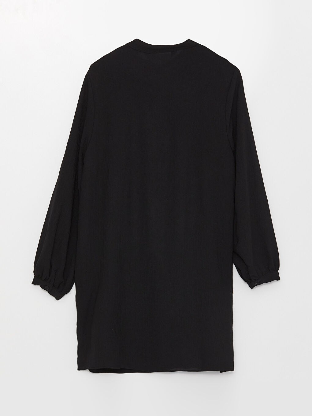 Tunică Aerobin cu Mânecă Lungă și Guler Tip Grandad pentru Femei-6