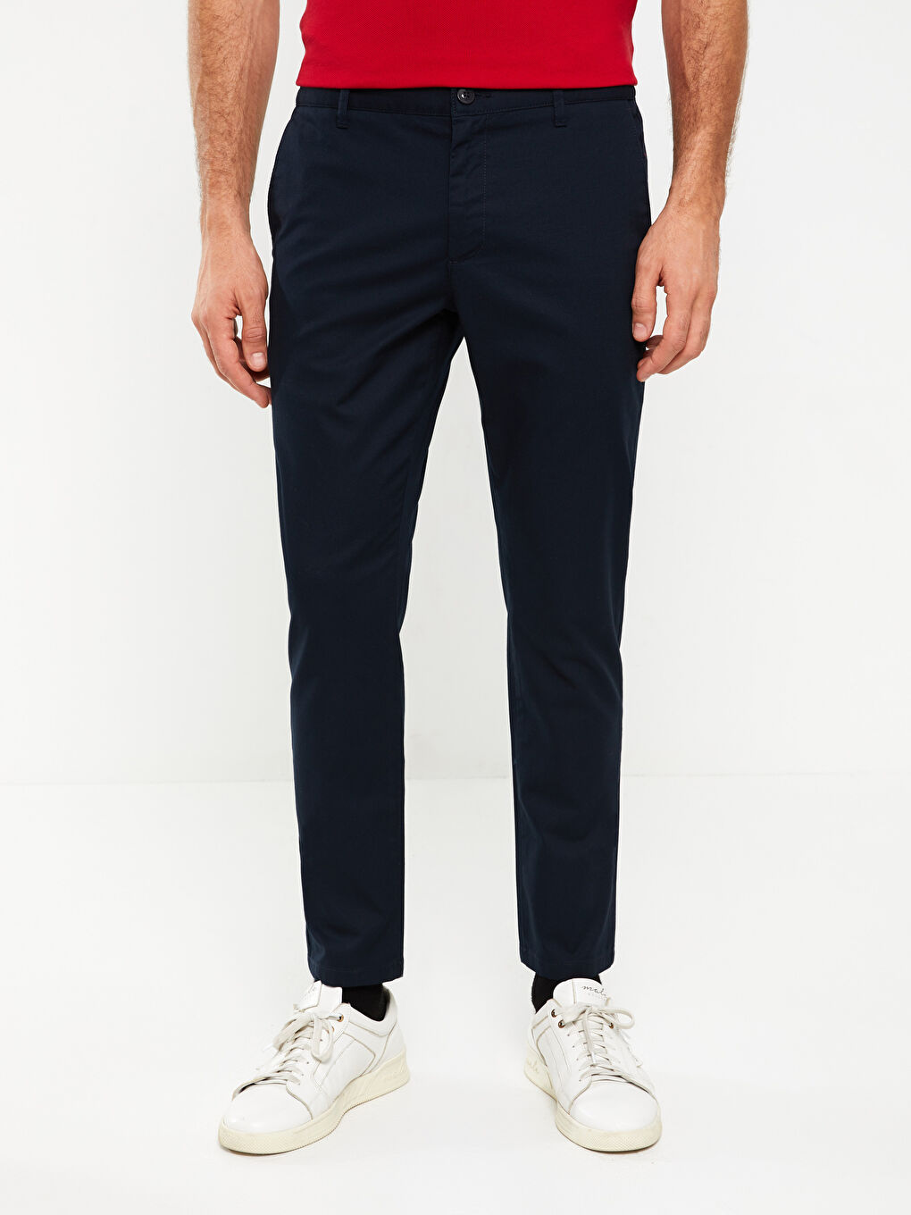 بنطلون قماش دوبي رفيع للرجال-3