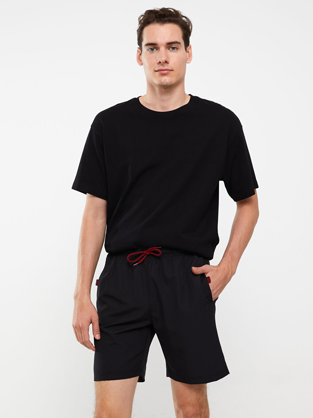Knee-Length Men's Marine Shorts -S34800Z8-CVL