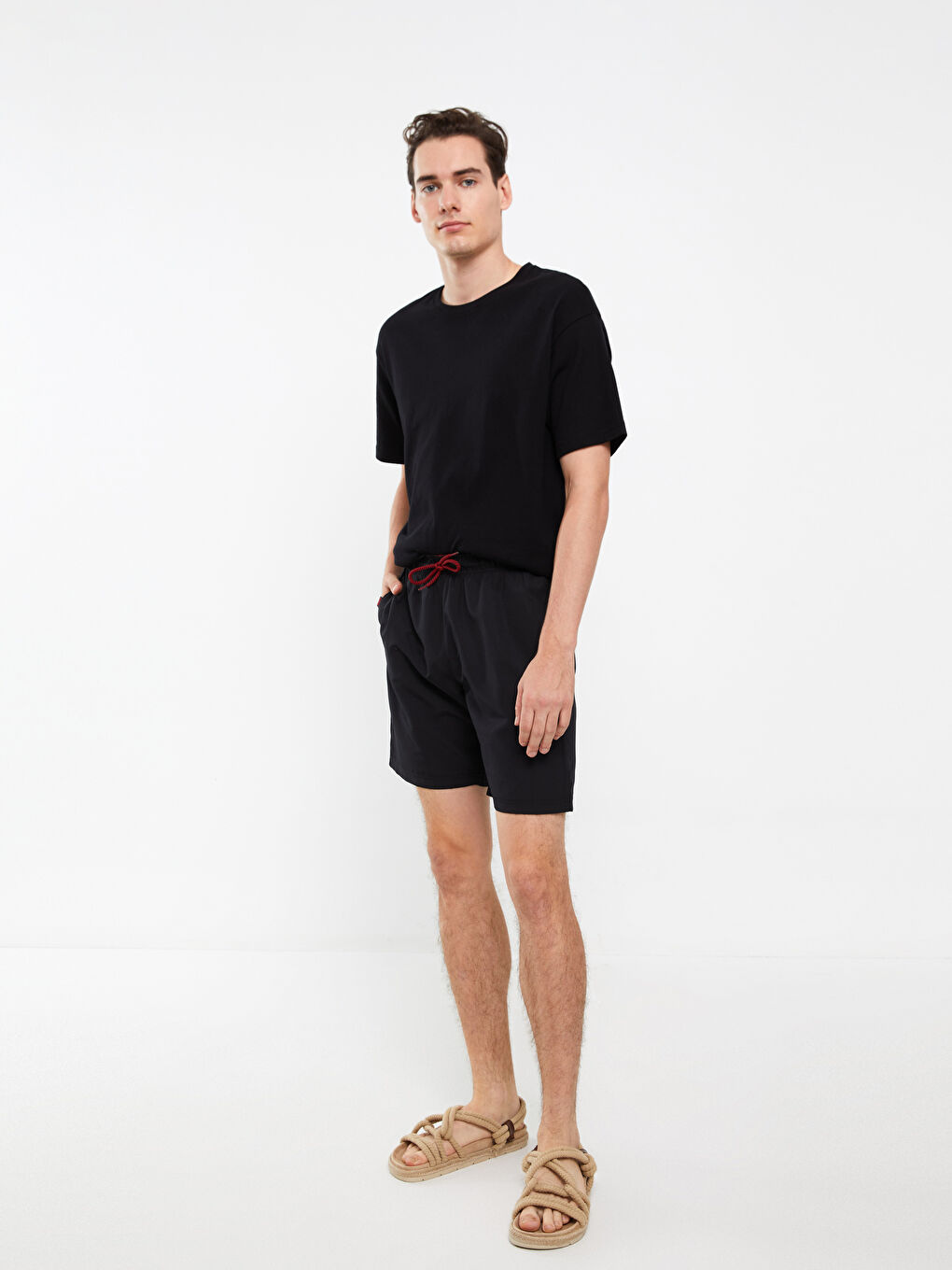 Knee-Length Men's Marine Shorts -S34800Z8-CVL