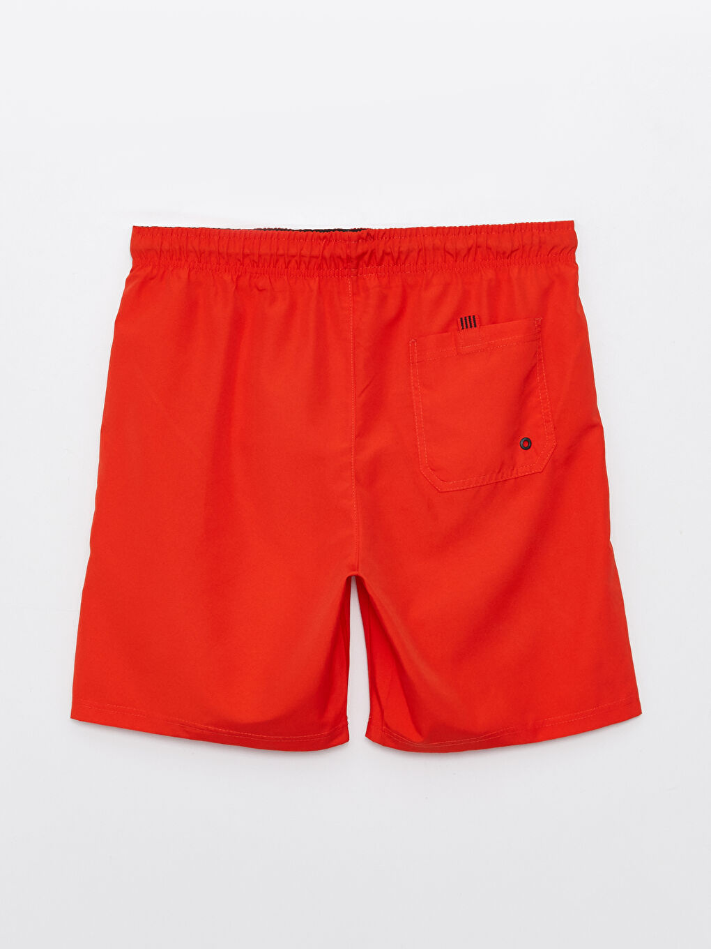 Turuncu Diz Hizası Boy Erkek Deniz Şortu-6