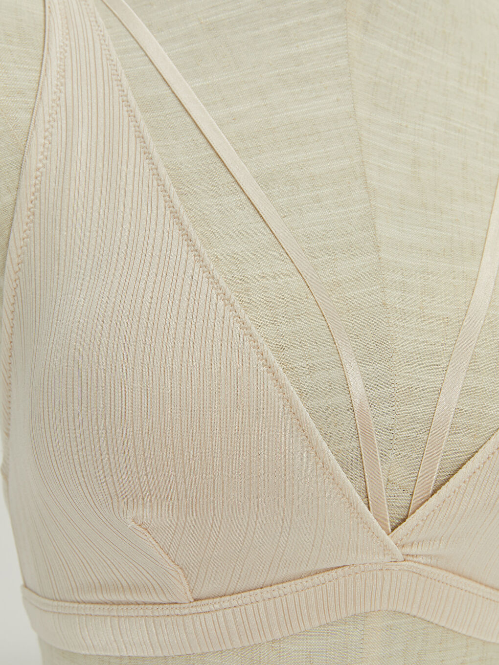 Underwire Unfilled Piping Detailed Bralet -S34816Z8-G0H